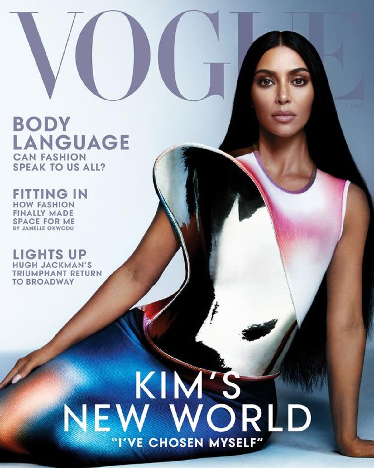 金·卡戴珊 (Kim Kardashian) 拍攝的時尚雜誌大片 歐美時尚日誌_FANSWONG