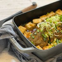 可能是豆腐和文字的圖像