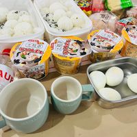可能是拉麵、水波蛋、粥和文字的圖像