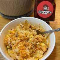 可能是炒飯和文字的圖像
