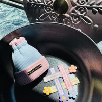可能是帽子和文字的圖像