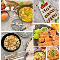 可能是鬆餅機、炒麵和文字的圖像