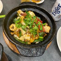 可能是火鍋、豆腐和拉麵的圖像