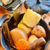 可能是豆腐、火鍋和文字的圖像