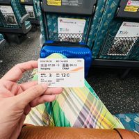 可能是火車、票根和文字的圖像