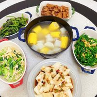 可能是火鍋和豆腐的圖像