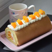可能是戚風蛋糕的圖像