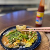 可能是水波蛋、歐姆蛋、粥和拉麵的圖像