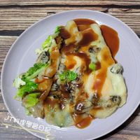 可能是歐姆蛋和文字的圖像