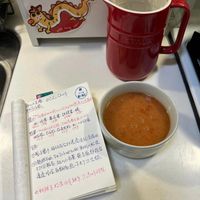 可能是粥、焗豆和文字的圖像