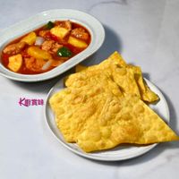 可能是薄脆餅乾、豆腐和文字的圖像