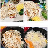 可能是香菇、豆腐和文字的圖像