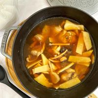 可能是香菇和豆腐的圖像