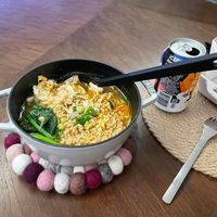 可能是豆腐、拉麵和顯示的文字是「 Map Man ICEF STAUB TUB TUB ad 1-2 + R 」的圖像