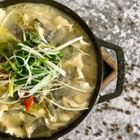 可能是粥、拉麵、香菇和豆腐的圖像