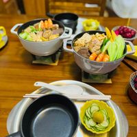 可能是豆腐、火鍋和起司火鍋的圖像