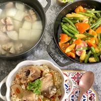 可能是燉小牛膝和豆腐的圖像