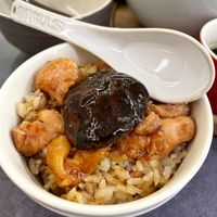 可能是香菇、粥和文字的圖像