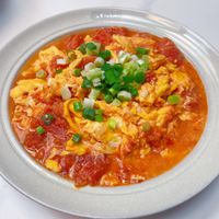 可能是豆腐和歐姆蛋的圖像