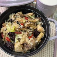 可能是香菇和豆腐的圖像