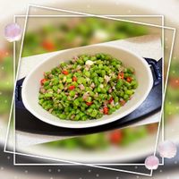 可能是豆煮玉米和文字的圖像