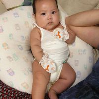 可能是 1 人和嬰兒的圖像