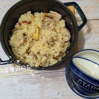 可能是豆腐、粥、炒飯、北非小米飯和顯示的文字是「 JT料理學習白記 JT料理學 記 STAUD STAUD 」的圖像