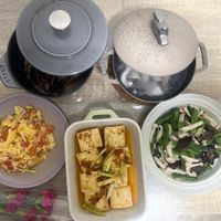 可能是炒麵和豆腐的圖像