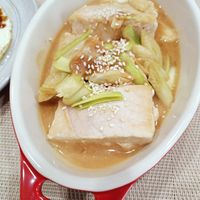 可能是豆腐、拉麵和文字的圖像