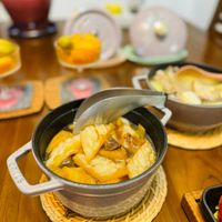 可能是火鍋和豆腐的圖像