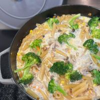 可能是義大利麵和文字的圖像