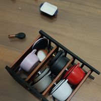 可能是咖啡杯和碗盤架的圖像