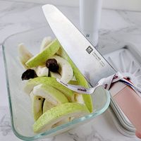可能是刀、梨子和蘋果的圖像