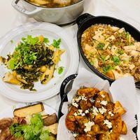 可能是豆腐、火鍋和麵的圖像