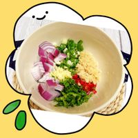 可能是炒飯和豆腐的圖像
