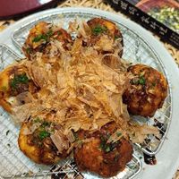 可能是炸丸子和文字的圖像