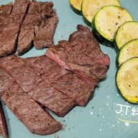 可能是肉排和文字的圖像