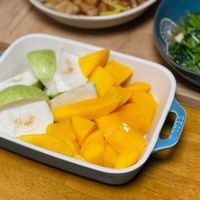 可能是豆腐和梨子的圖像