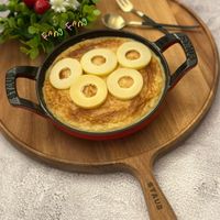 可能是舒芙蕾、肉餡餅、牧羊人派和文字的圖像