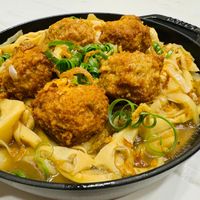 可能是豆腐、拉麵和炒麵的圖像