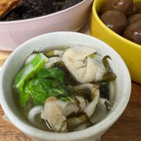 可能是粥、豆腐和拉麵的圖像