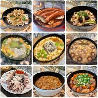 可能是豆腐、麵、火鍋和文字的圖像