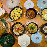 可能是豆腐、火鍋和西班牙大鍋飯的圖像