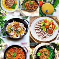 可能是炒飯、拉麵、炒麵和文字的圖像
