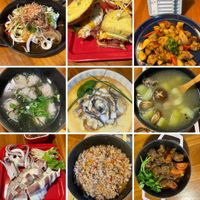 可能是豆腐、炒飯、麵和文字的圖像