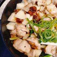 可能是香菇和豆腐的圖像