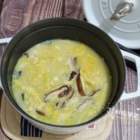 可能是豆腐、粥和文字的圖像