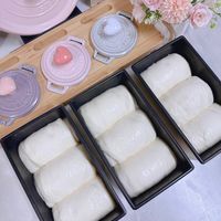 可能是豆腐、蛋糕和文字的圖像