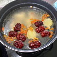 可能是粥、龍眼和文字的圖像
