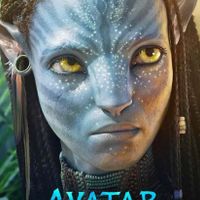 可能是 1 人和顯示的文字是「 AVATAR THE WEAY THEWAYOFWATER OF NATER IN THEATRES AND AND3D 3D DECEMBER 16 」的圖像